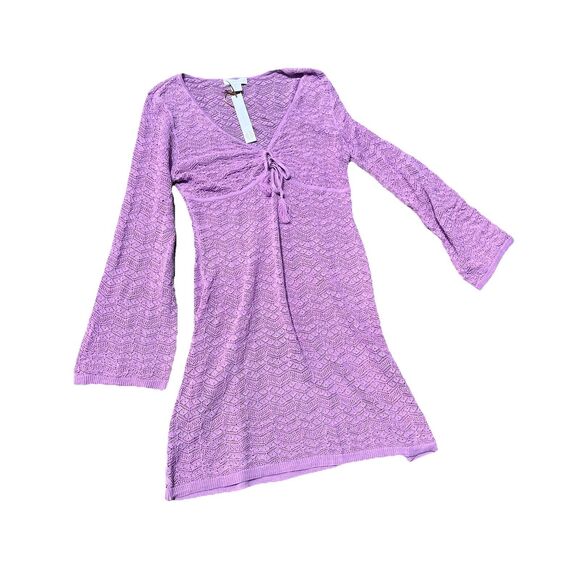 Cardigan Boho House Of Harlow 1960 – Quilted Cable Knit – Beige Taglia Unica - Foto 2